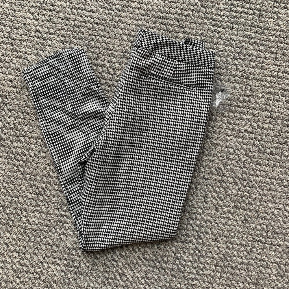 Vince Camuto Houndstooth Cigarette Pants